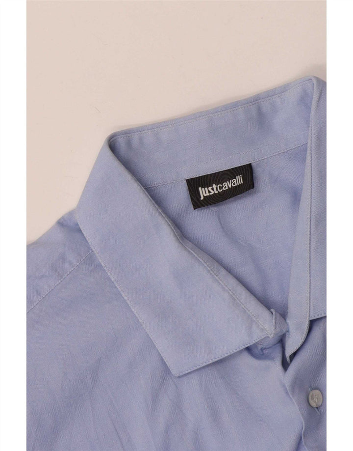 Camisa Just Cavalli Hombre Talla 45 17 3/4 XL Azul