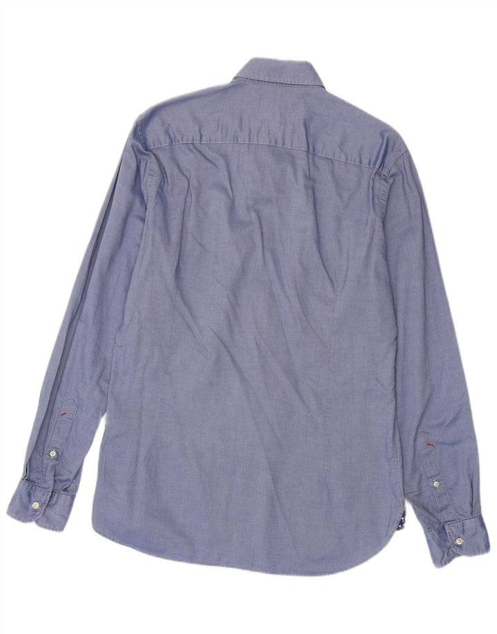 Asociación de Polo de EE. UU. Camisa Slim Fit Algodón Azul Medio Hombre