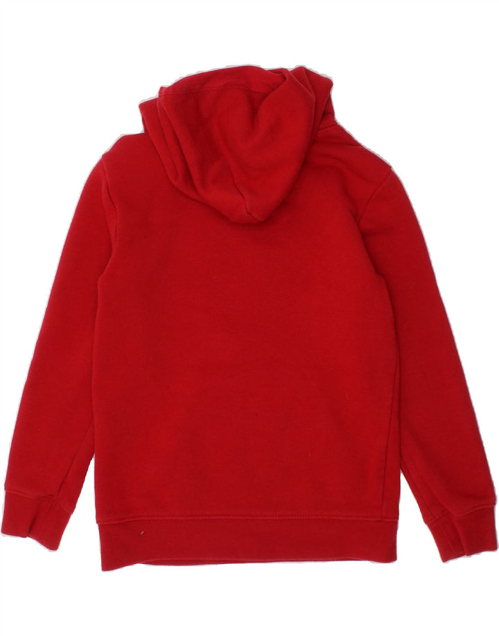 NIKE Boys Graphic Hoodie Jumper 5-6 Years Medium Red Cotton Vintage Nike and Second-Hand Nike from Messina Hembry 
