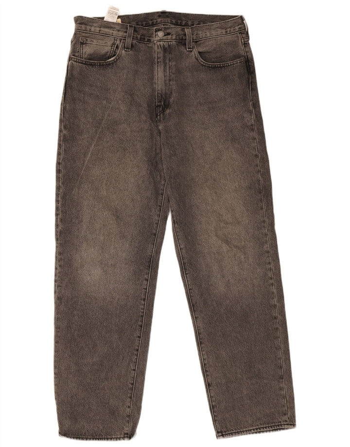 Levi's Vaqueros Sueltos Para Hombre W33 L32 Algodón Gris