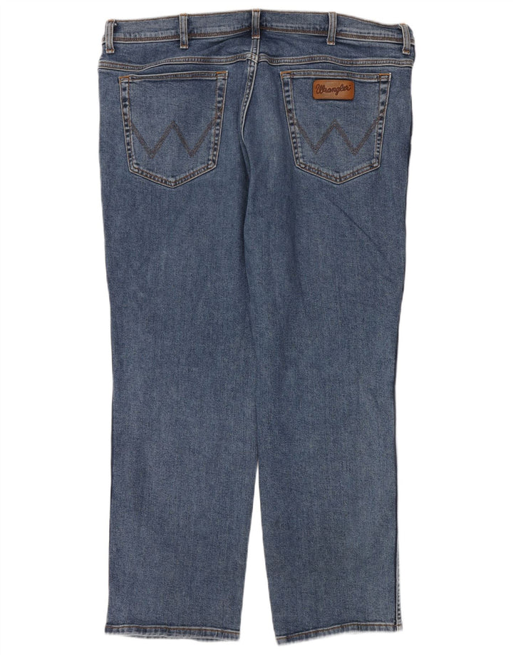 Wrangler Vaqueros rectos Texas para hombre W44 L30 Algodón azul