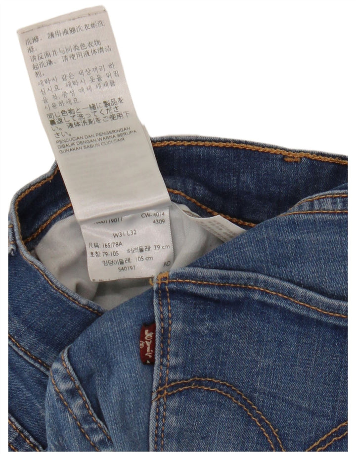Vaqueros Levi's Mujer Skinny W31 L32 Algodón Azul