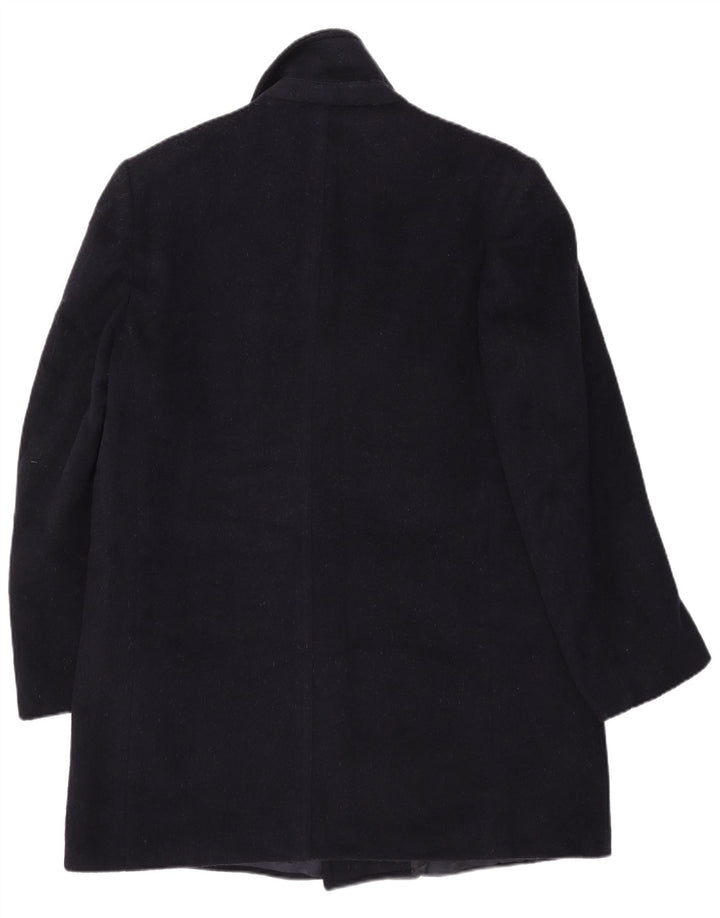 Facis Abrigo cruzado para hombre IT 46 Small Lana azul marino