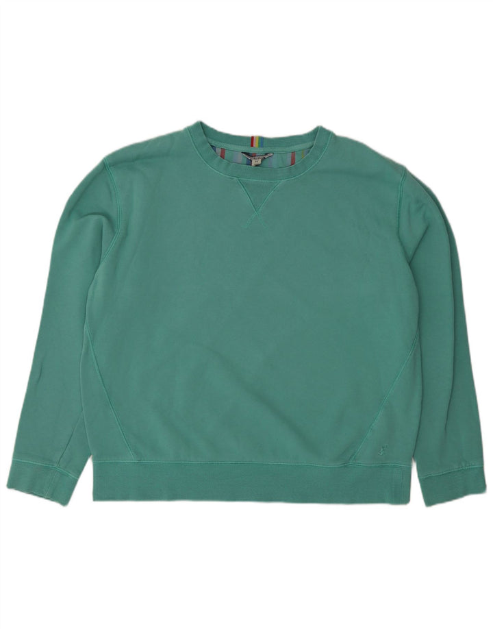 Joules Sudadera extragrande para mujer, jersey, Reino Unido 12, algodón verde medio