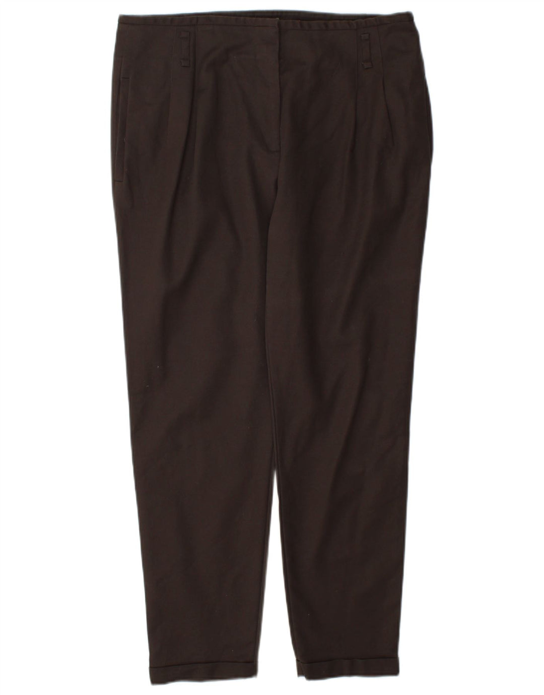 Zara Mujer Pantalón Chino Pegged Grande W34 L27 Marrón