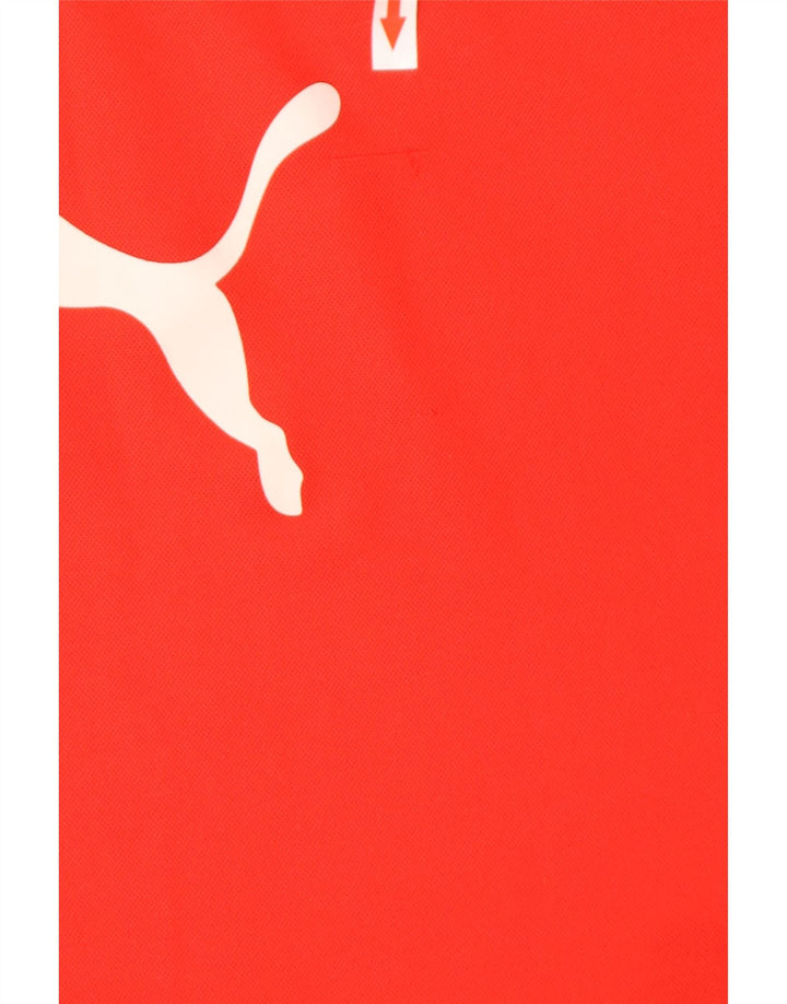 Puma Camiseta gráfica para hombre Top Medium Red Colourblock