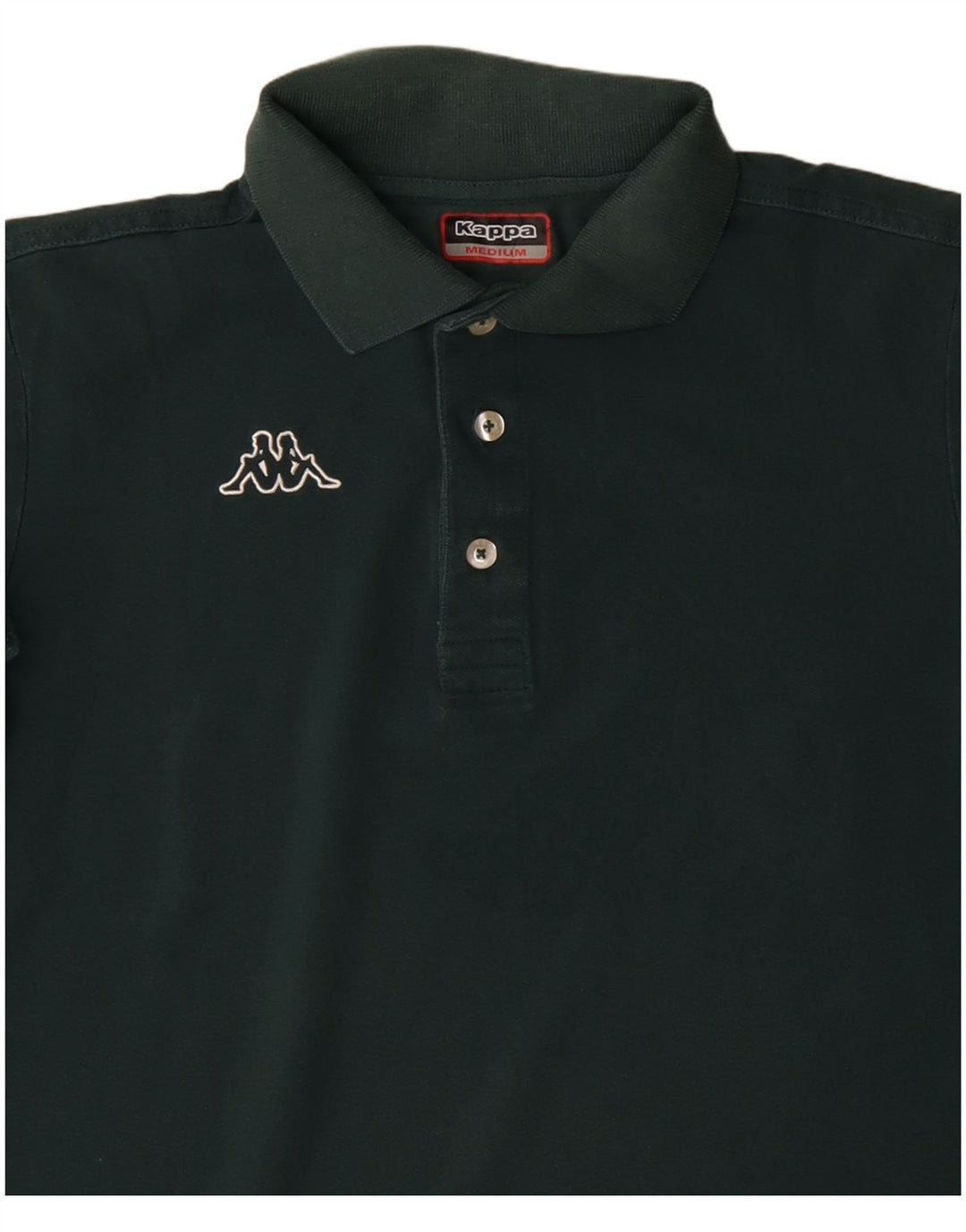 KAPPA Polo Hombre Algodón Verde Medio
