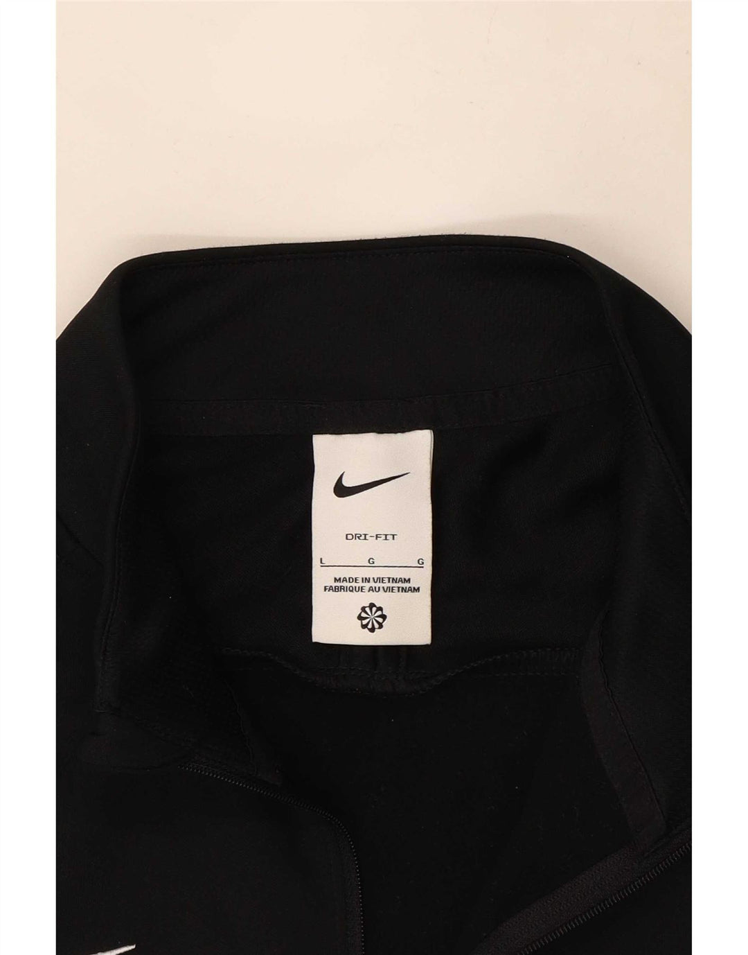 Nike Dri Fit - Chándal con cremallera y cuello para hombre, talla grande, color negro