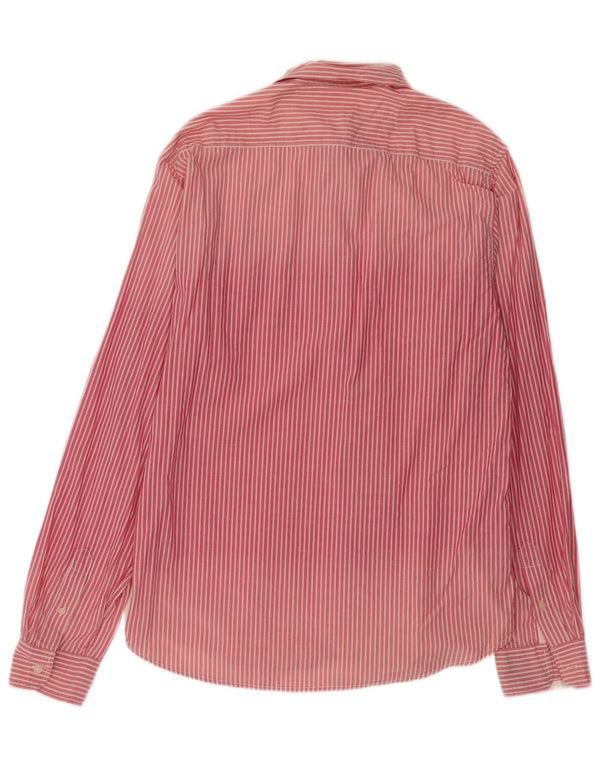 Camisa para hombre Scotch & Soda Large de algodón con rayas diplomáticas rosas