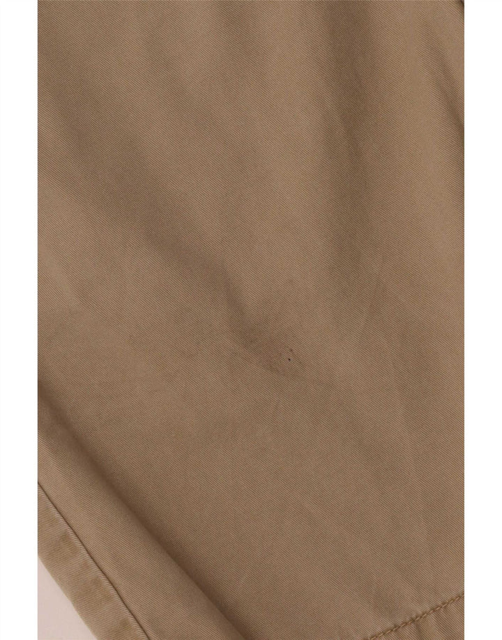 Vans Hombre Pantalones Cortos Casuales Medio W32 Algodón Beige