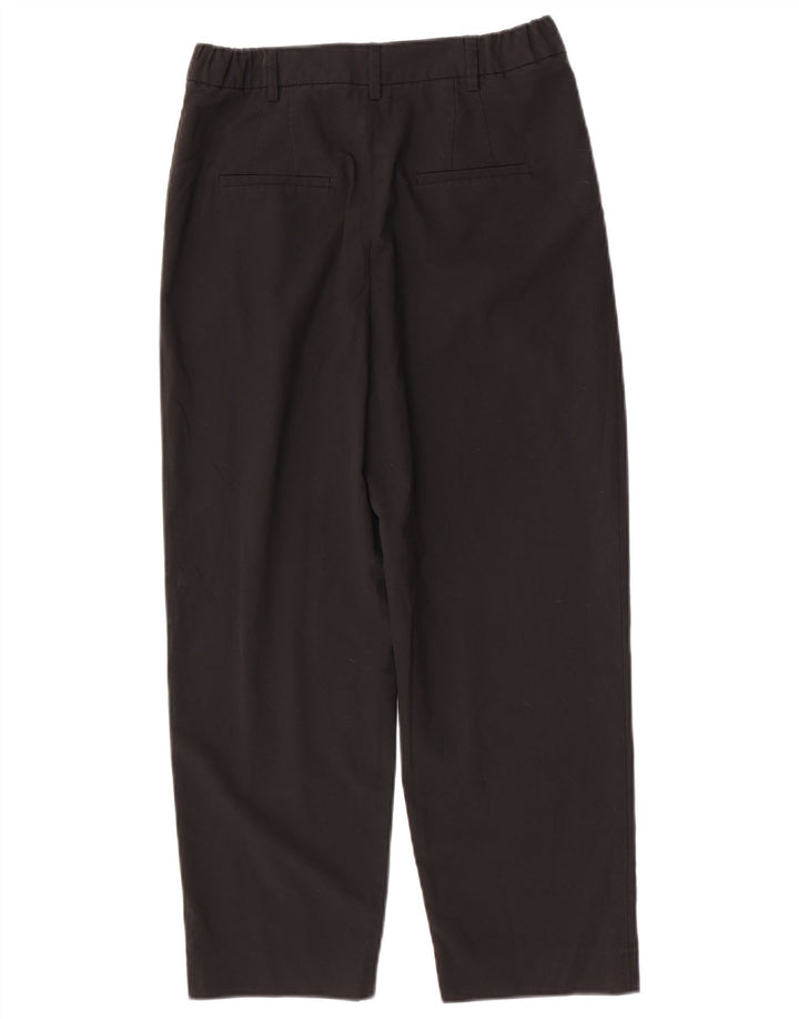 ZARA Mujer Pantalones Cortos Pegged Small W26 L25 Negro