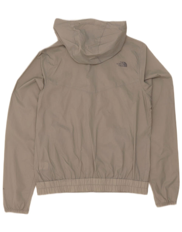 The North Face Chaqueta impermeable extragrande con capucha para mujer UK 10 Small Grey Nylon