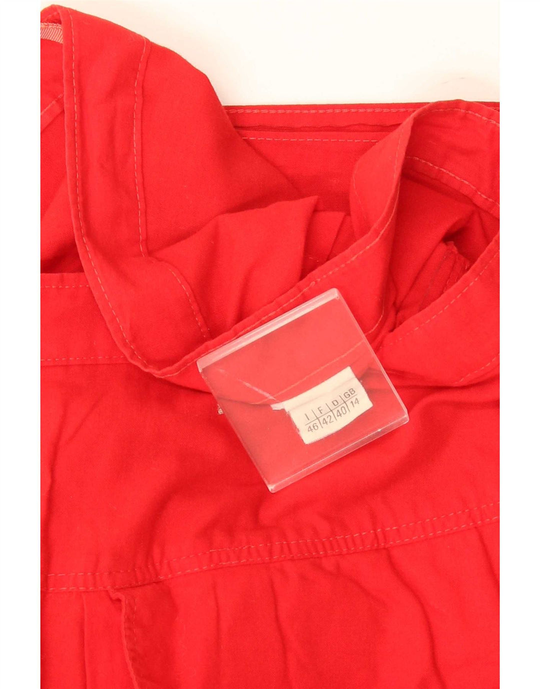 Falda cargo vintage para mujer Reino Unido 14 Mediano W28 Rojo