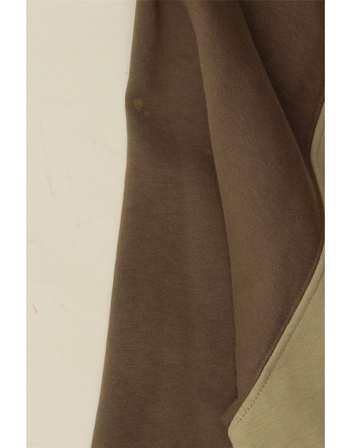 VANS Hombre Sudadera Jumper Medium Khaki Colorblock Algodón