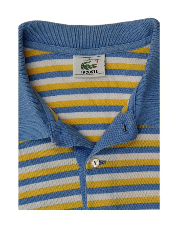 Polo Lacoste Hombre Talla 6 XL Algodón Rayas Multicolor