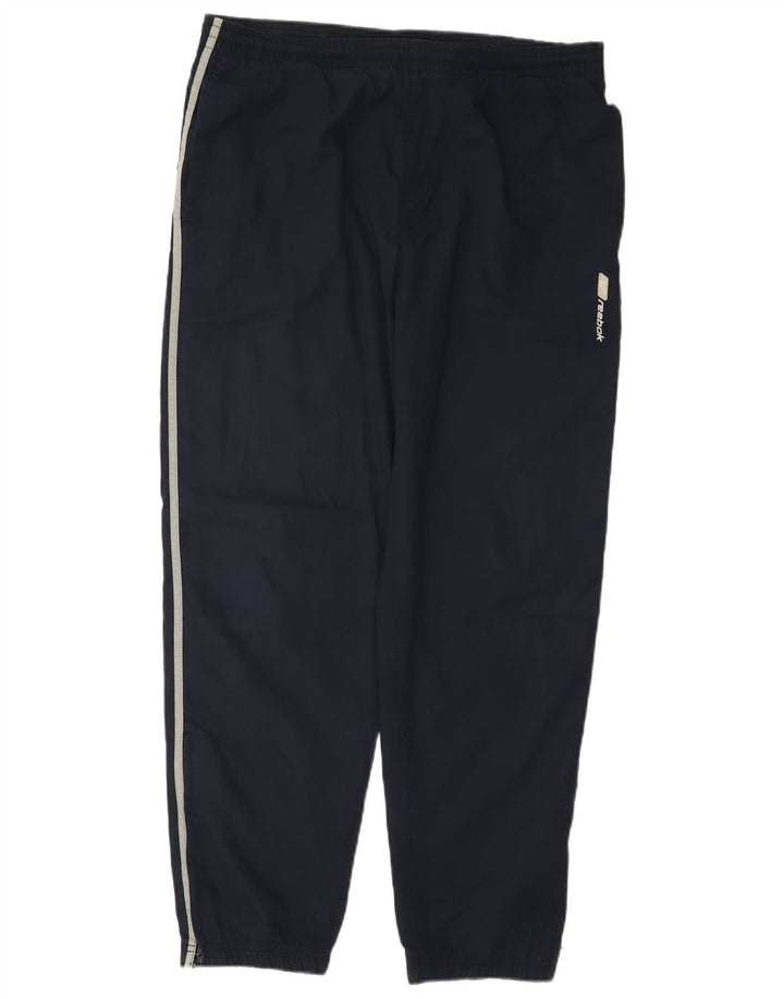 Pantalón Reebok Hombre Chándal Small Azul Marino Poliéster