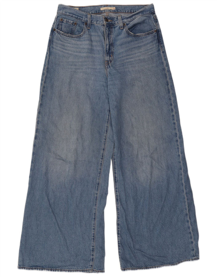 Levi's Vaqueros Anchos Para Mujer W28 L32 Algodón Azul