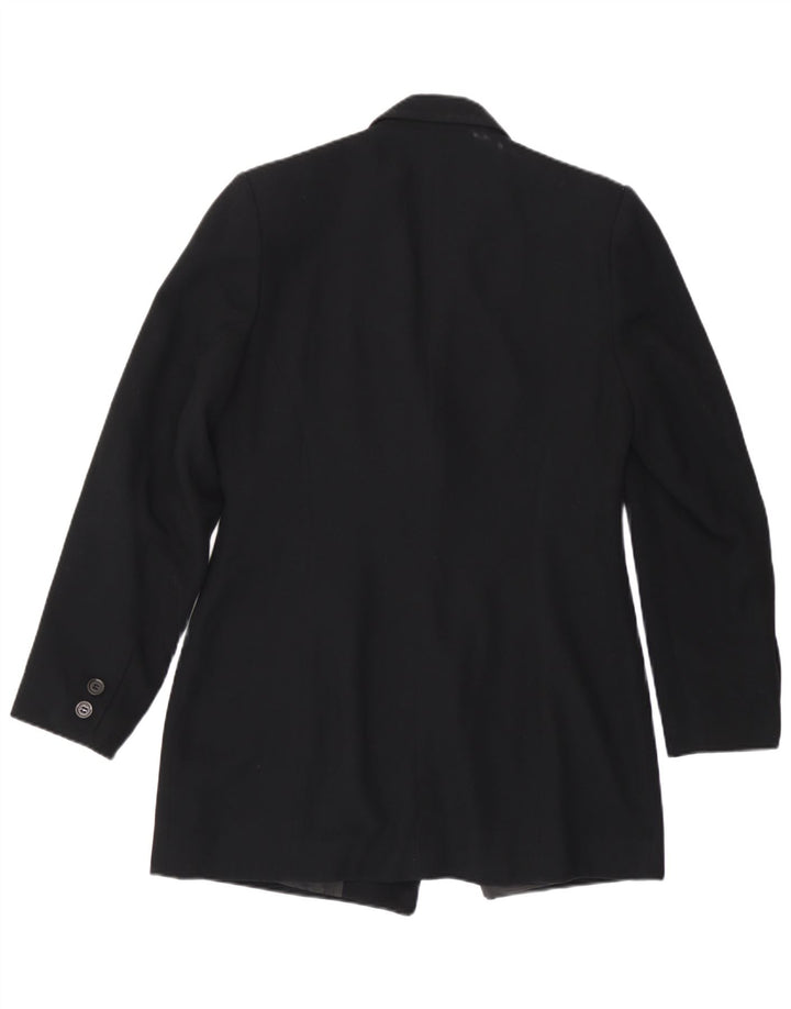 Principios Chaqueta tipo blazer de 2 botones para mujer UK 40 Mediano Poliéster negro