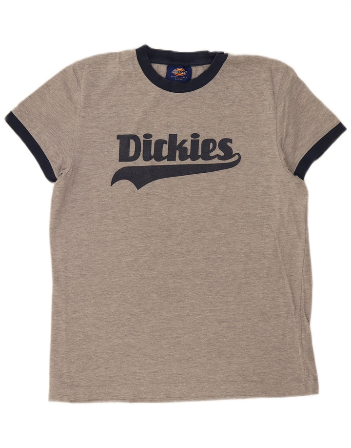 DICKIES Camiseta gráfica para mujer Top UK 46 Large Grey Cotton