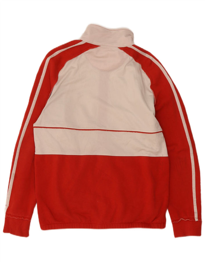 French Connection Chaqueta superior de chándal para mujer UK 46 Grande Rojo Colorblock