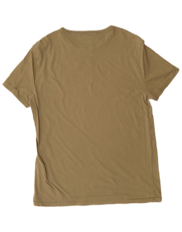 Polo Ralph Lauren Camiseta ajustada personalizada para hombre Top grande de algodón caqui