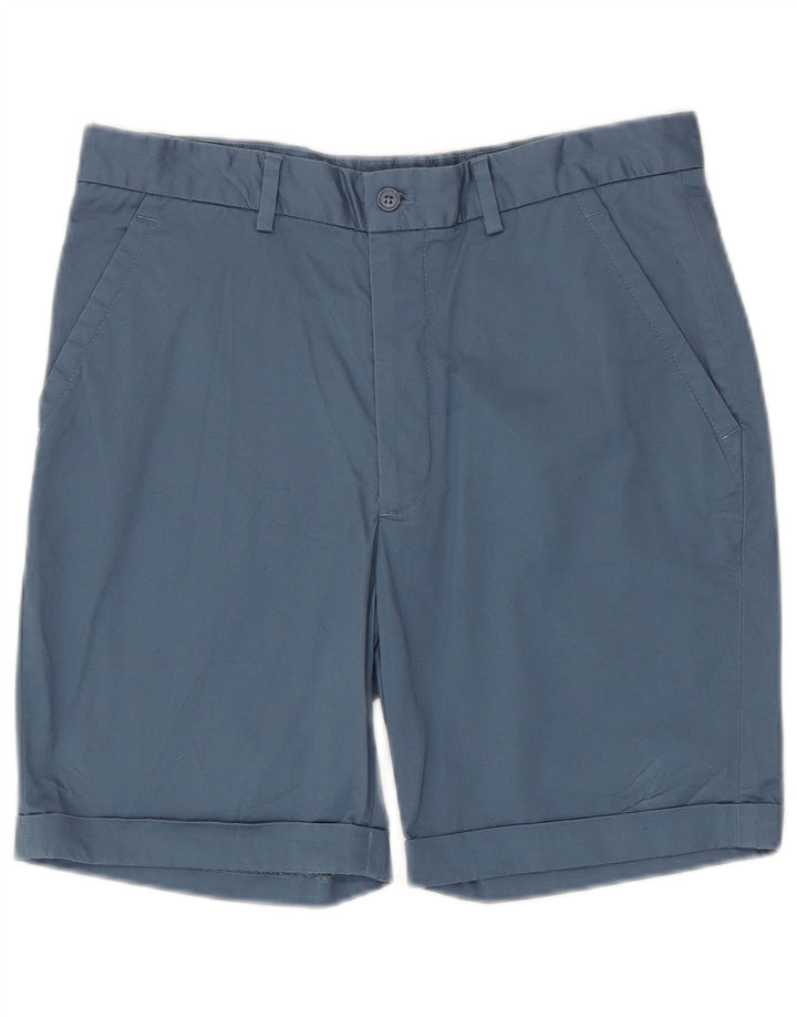 Zara Mens Chino Shorts EU 40 Medium W31 Algodón Azul