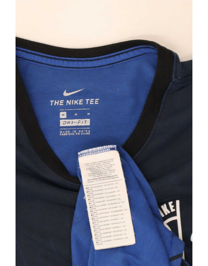 Nike - Camiseta Dri Fit para hombre, color azul medio, poliéster