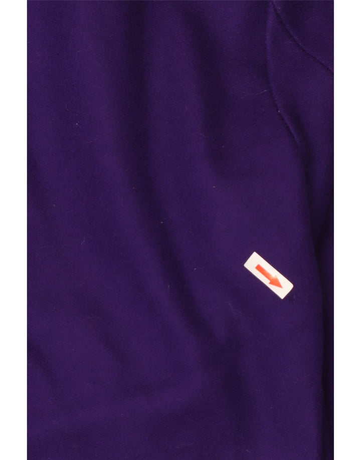David Benjamin - Abrigo de doble botonadura para mujer, talla 8, lana morada mediana