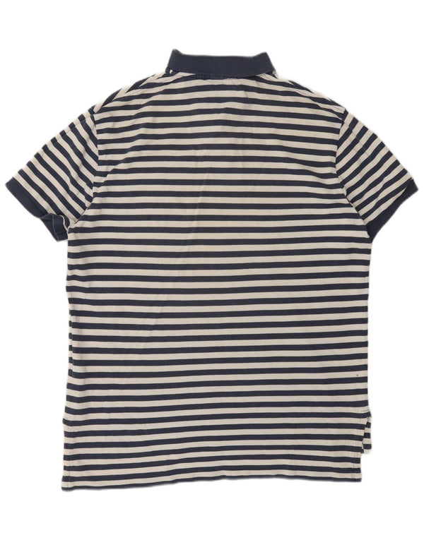 Polo Ralph Lauren Camisa de ajuste personalizado para hombre de algodón a rayas azul marino grande