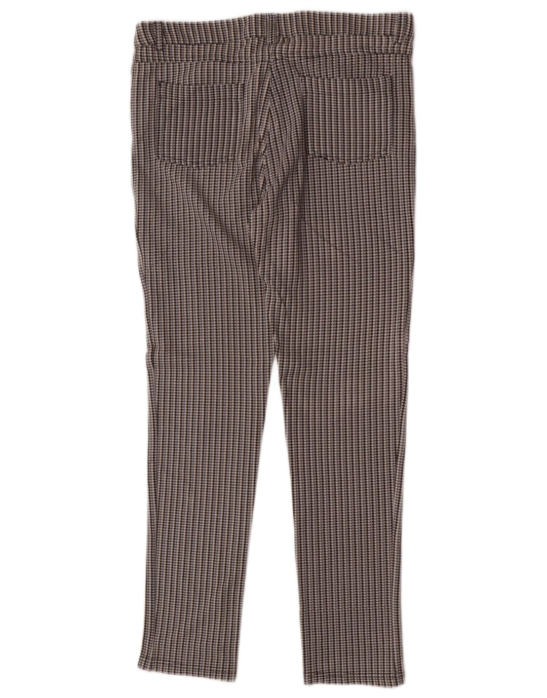 Ellesse Mujer Pantalones Casuales Slim Medium W30 L28 Viscosa De Pata De Gallo Gris