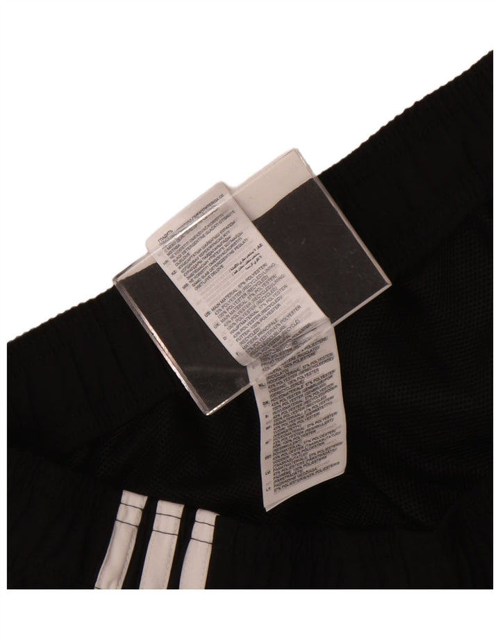 Adidas - Pantalones cortos deportivos para hombre, talla grande, poliéster negro