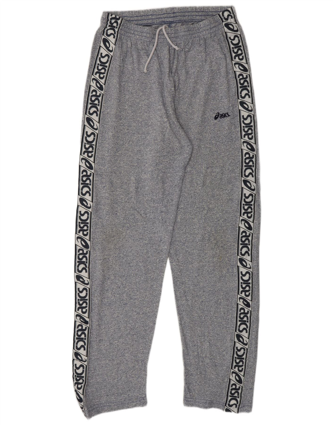 ASICS Pantalón de chándal gráfico para hombre de algodón moteado en azul marino mediano
