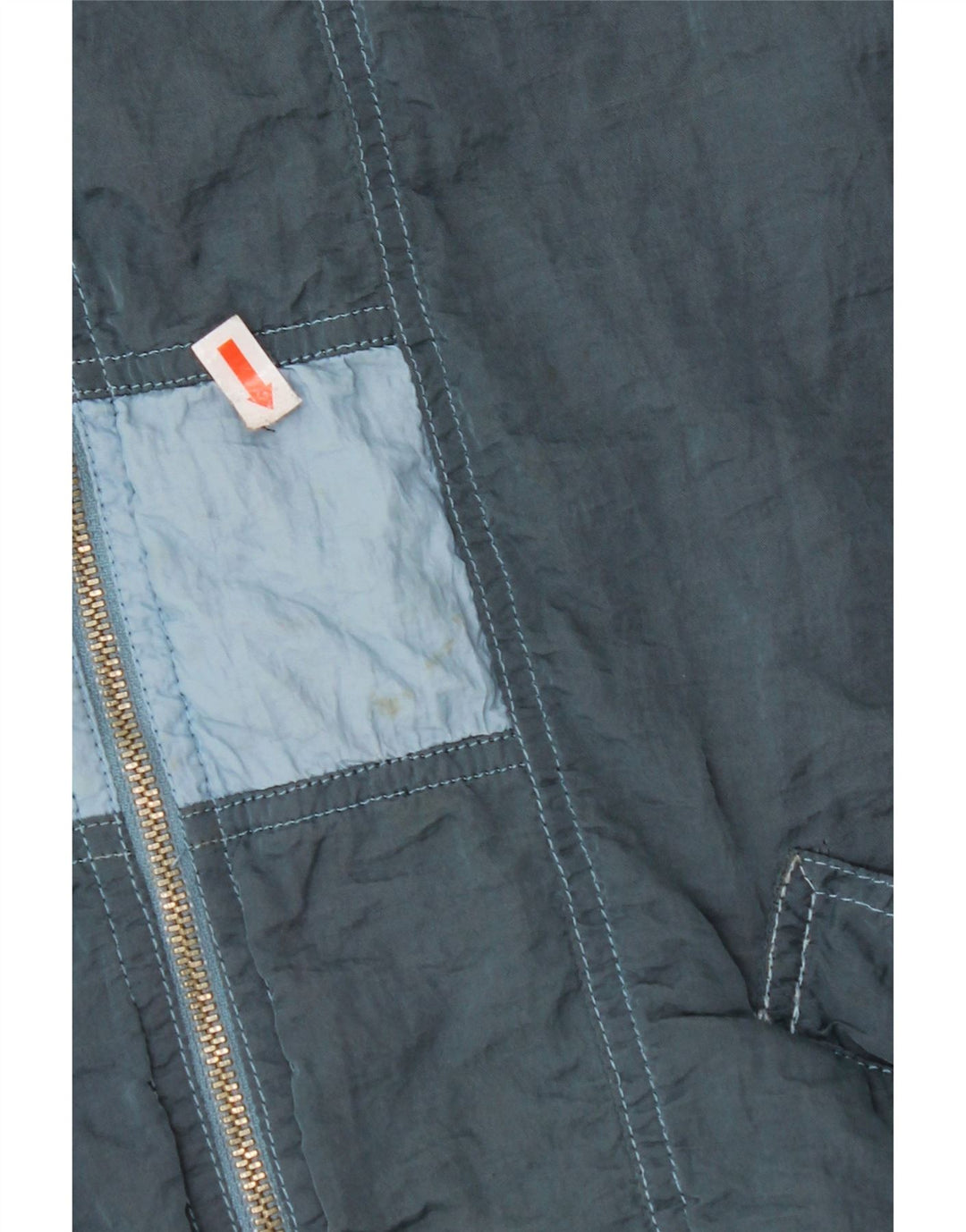 BELFE Chaqueta superior de chándal para hombre ES 38 Azul medio Poliamida con bloques de color