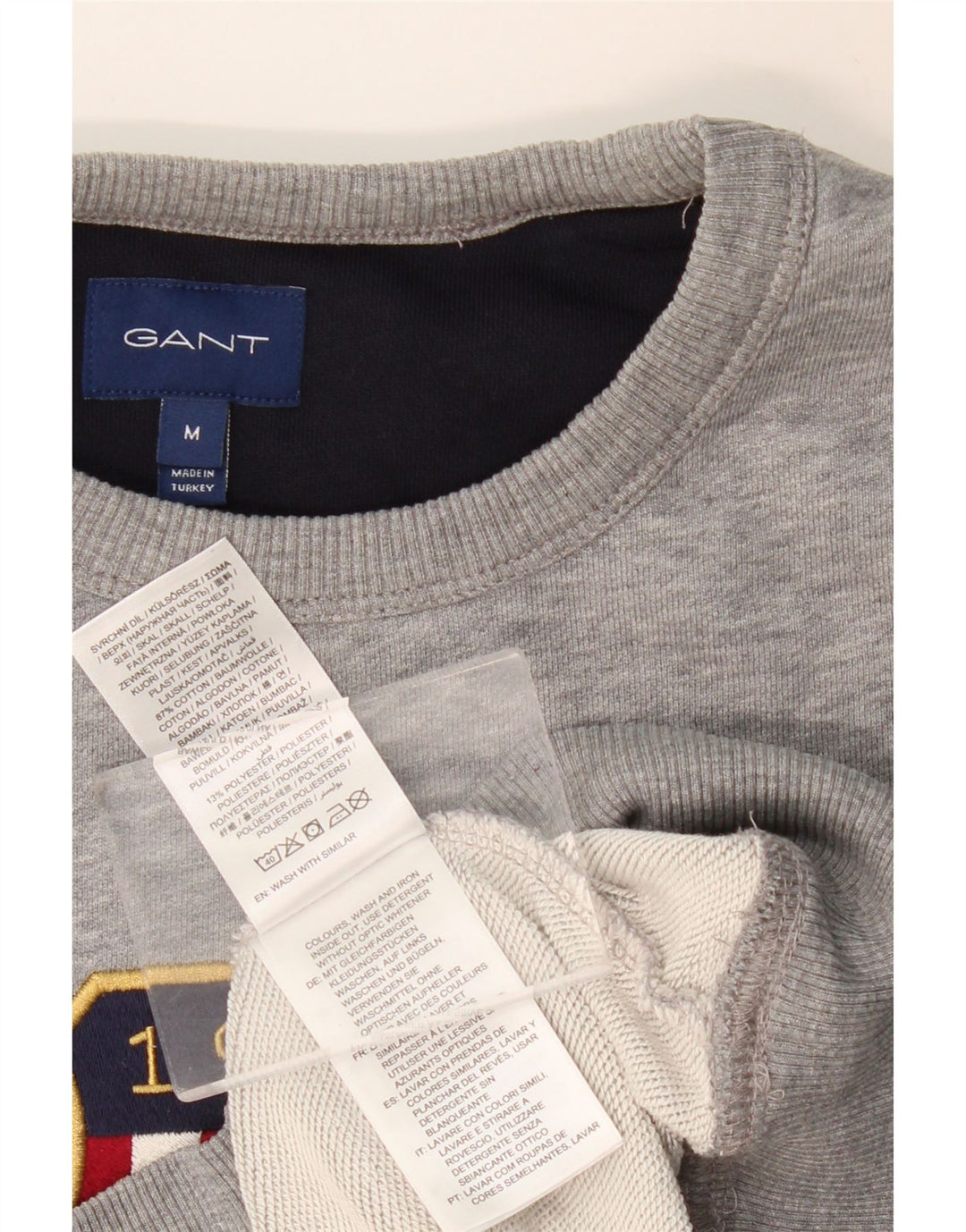 Gant Sudadera Gráfica De Algodón Gris Medio |