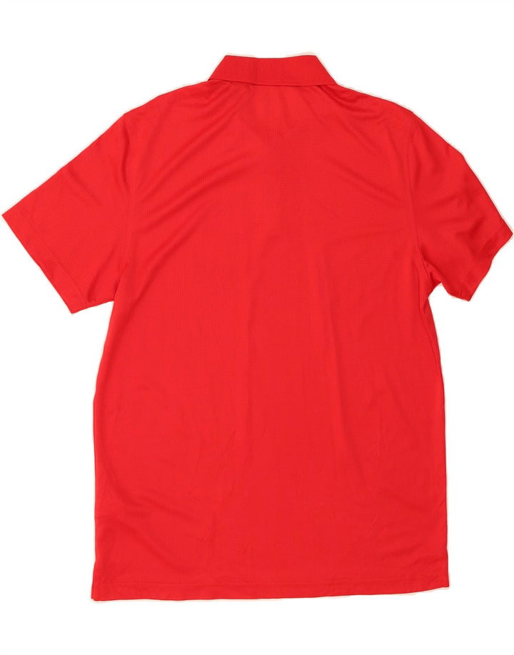 IZOD Mens Polo Shirt Large Red Polyester Vintage Izod and Second-Hand Izod from Messina Hembry 