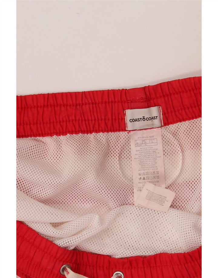 COAST Bañador para Mujer UK 40 XL Poliéster a Rayas Rojas