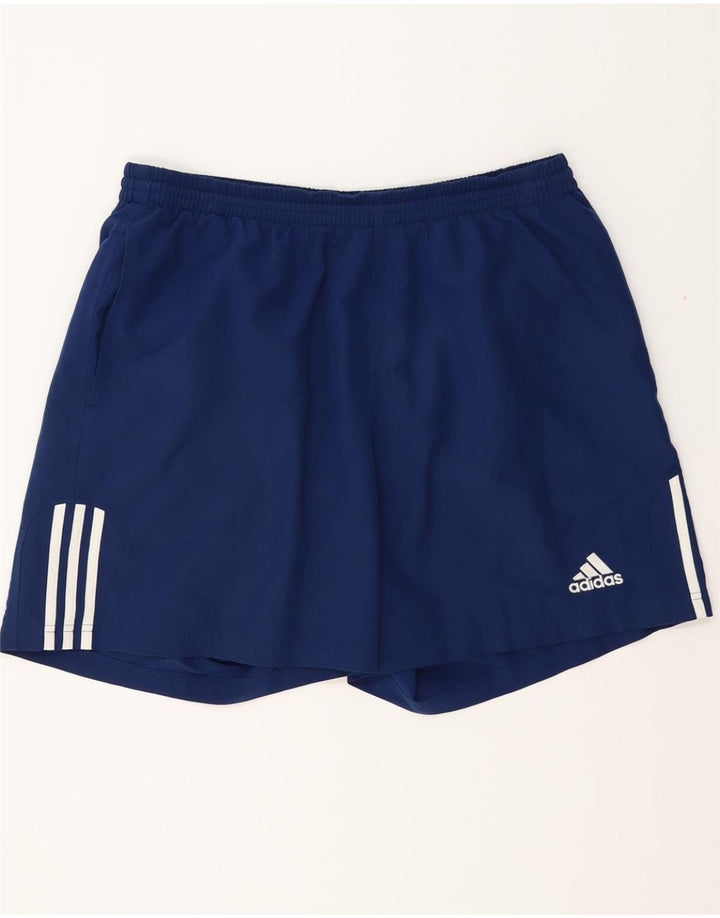 Pantalones cortos deportivos ADIDAS para hombre XL Azul marino Poliéster