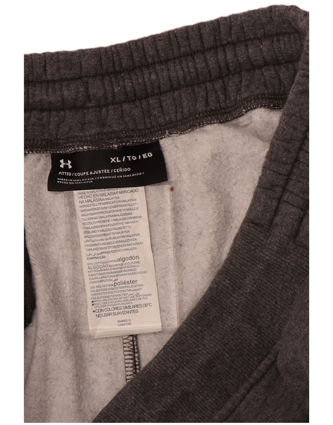 Under Armour Pantalón De Chándal Ajustado Joggers XL Algodón Gris Hombre