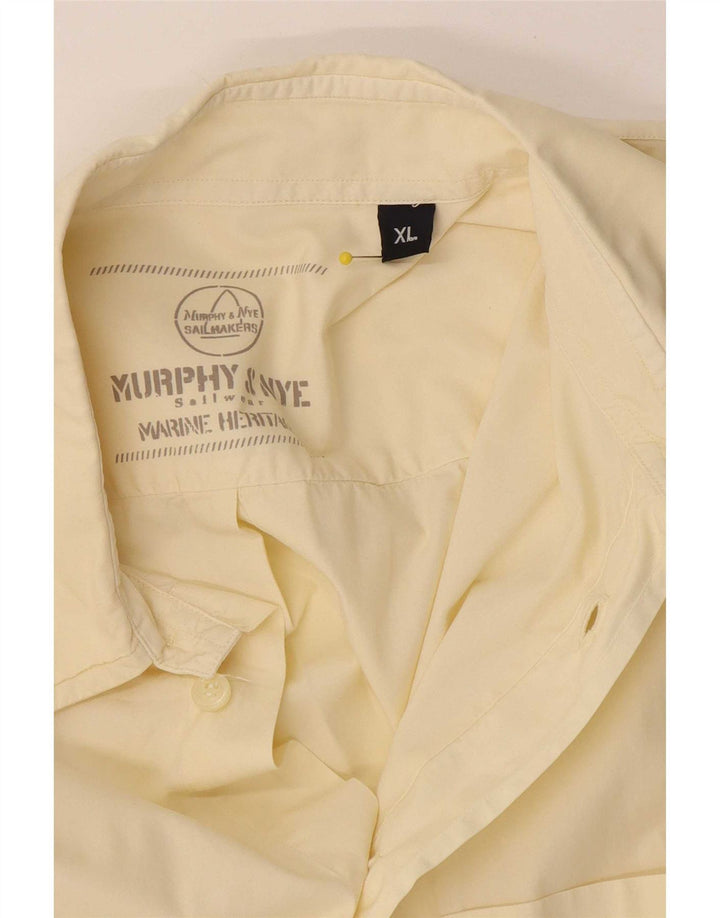 Murphy & Nye Camisa Manga Corta Hombre XL Amarillo