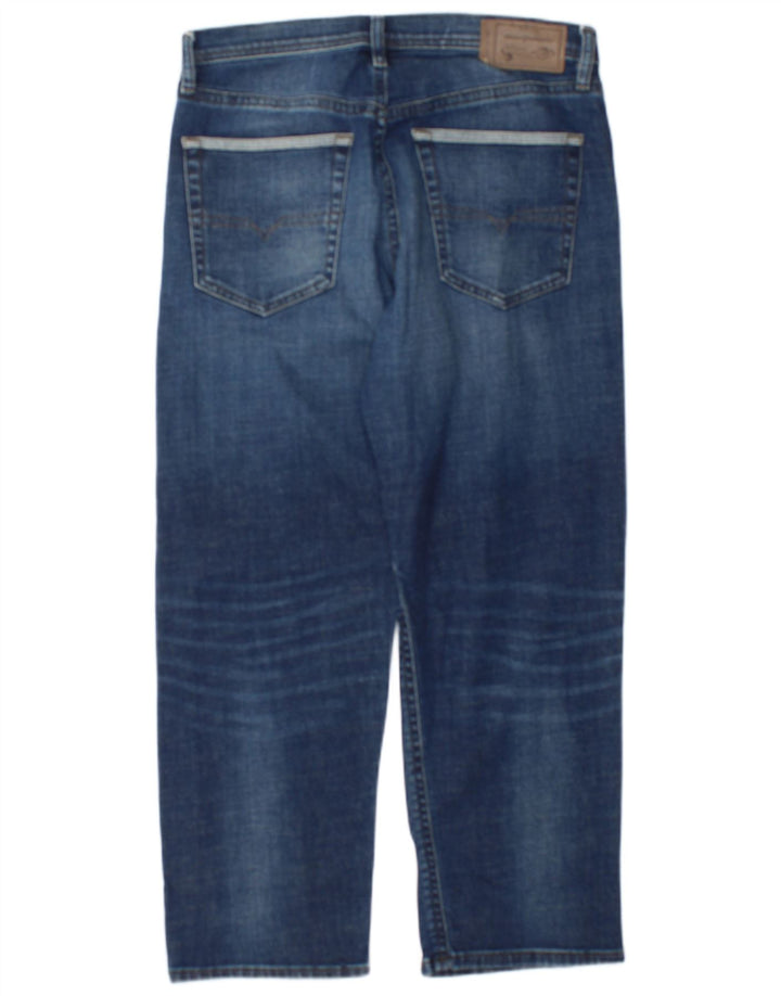 Diesel Hombre Khiro Regular Vaqueros Rectos W31 L26 Algodón Azul