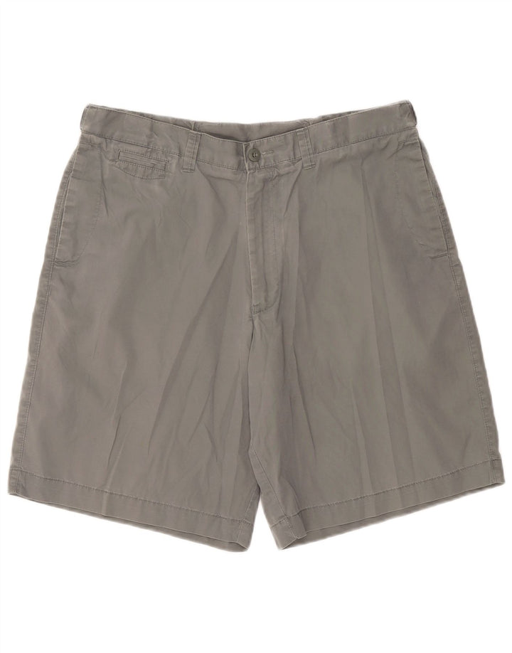 Marks & Spencer Pantalones cortos chinos Blue Harbor para hombre W36 Algodón gris grande