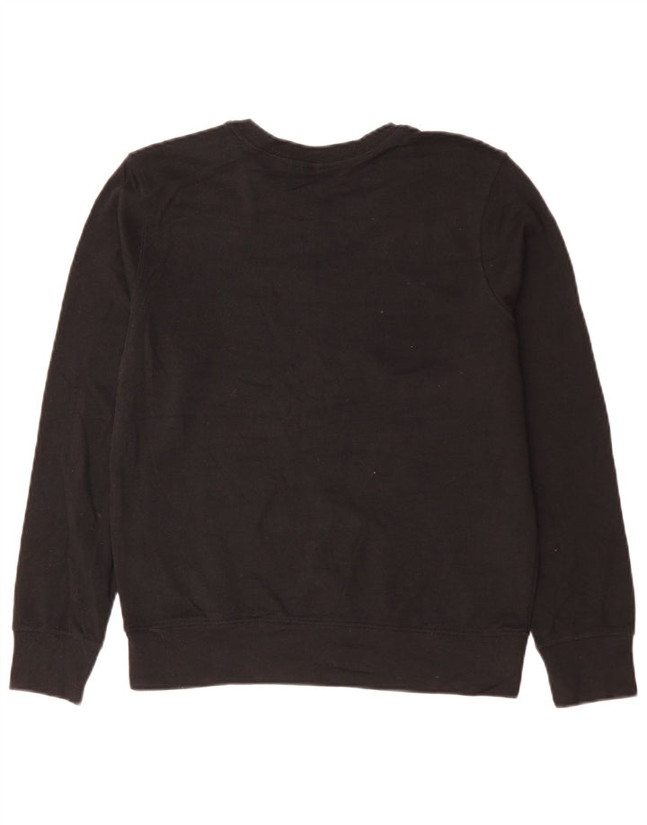 CALVIN KLEIN Sudadera para mujer Jumper UK 40 Mediano Negro Algodón