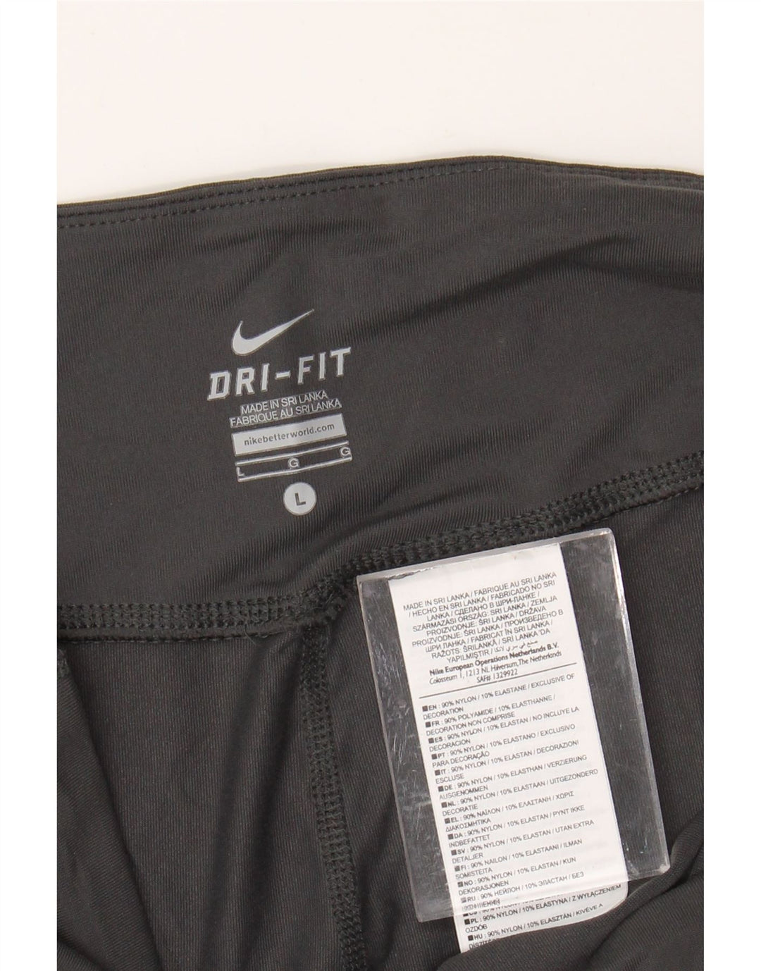 NIKE Pantalones de chándal holgados para mujer, talla 44, nailon gris grande