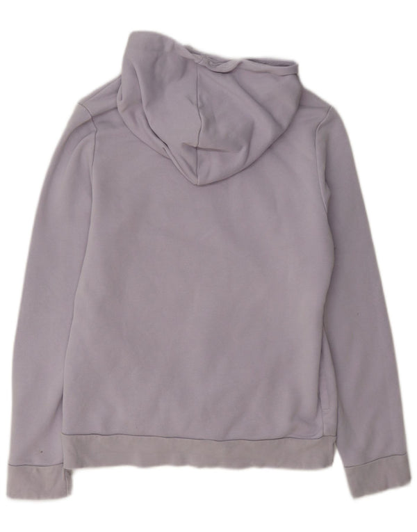 Adidas Sudadera con capucha gráfica para mujer UK 8/10 Small Purple Cotton