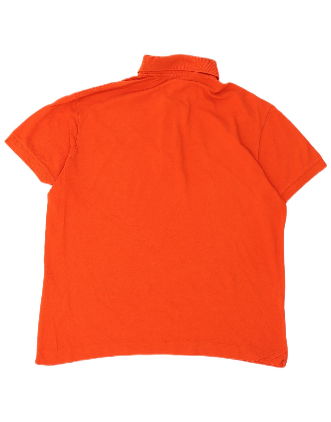 LACOSTE Polo para hombre talla 5 grande algodón naranja