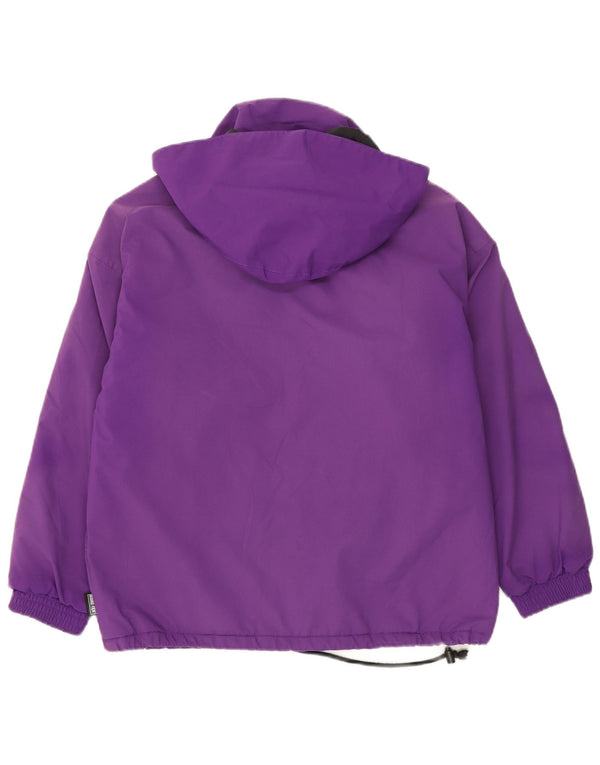 Mello's Chaqueta cortavientos holgada con capucha Gore-Tex para hombre UK 34 XS Púrpura