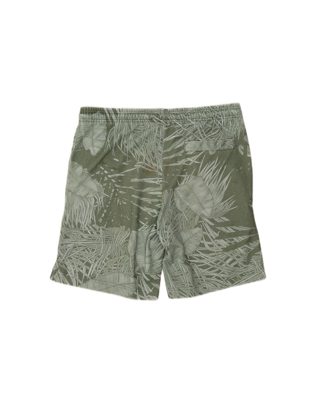 ADIDAS Mens Swimming Shorts Small  Khaki Floral Polyester