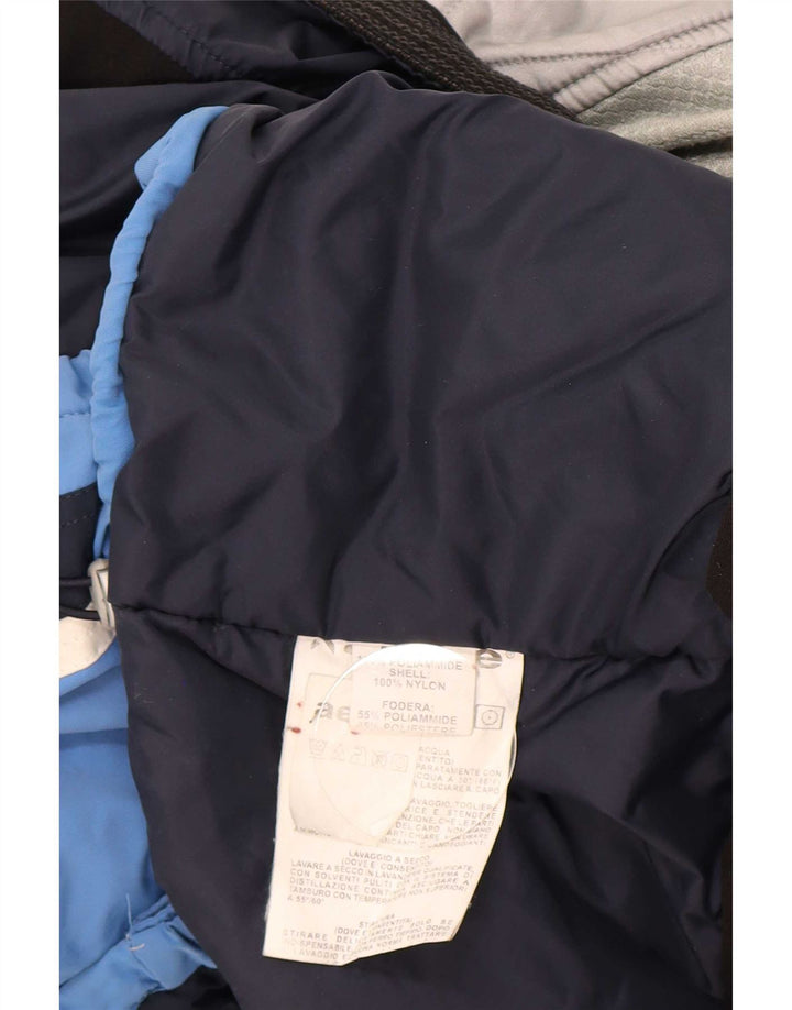 Aesse Chaqueta de esquí con capucha para hombre IT 52 XL Poliamida azul color block