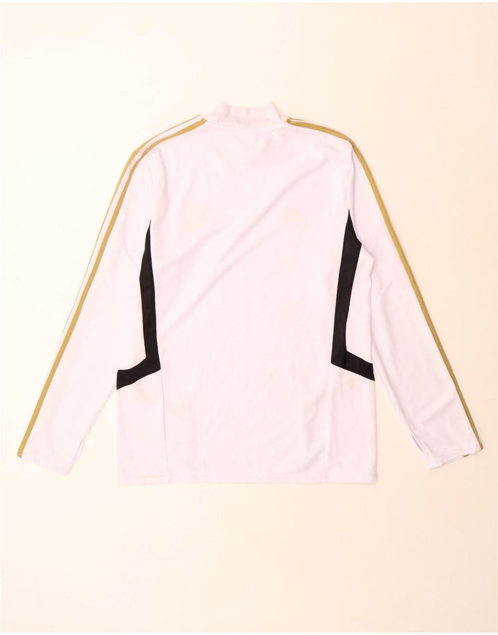 Adidas Hombre Real Madrid Camiseta Manga Larga XL Blanco Poliéster