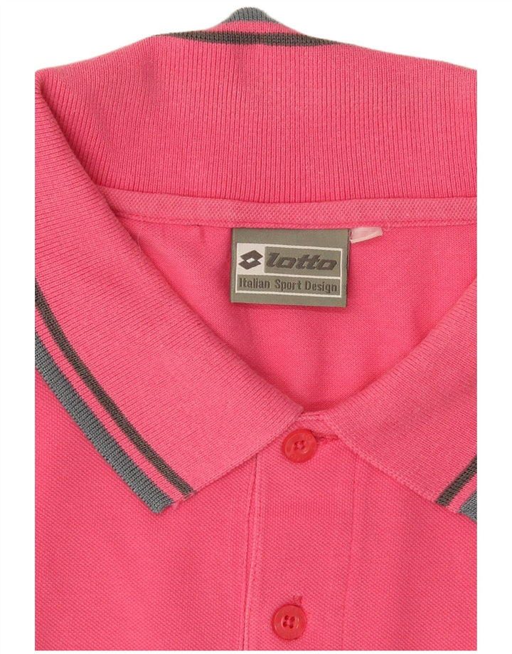 Polo Lotto Hombre Rosa Mediano
